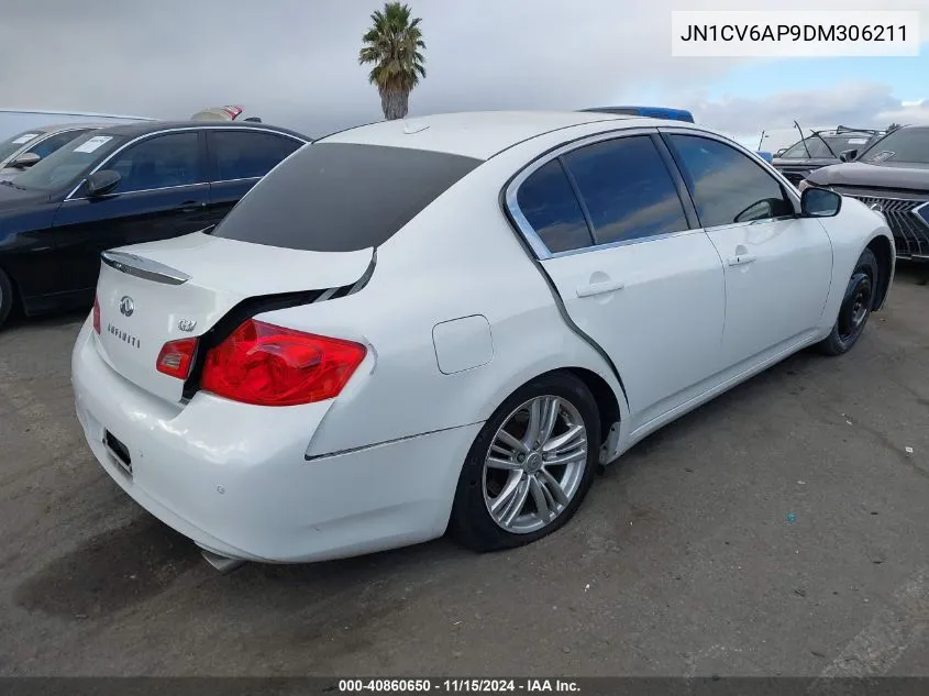 2013 Infiniti G37 Journey VIN: JN1CV6AP9DM306211 Lot: 40860650