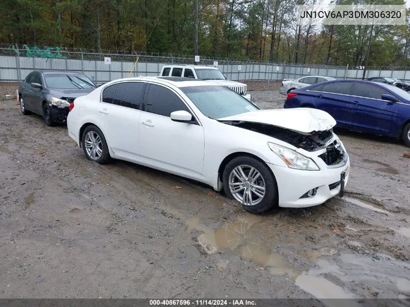 2013 Infiniti G37 Journey/Sport VIN: JN1CV6AP3DM306320 Lot: 40867596