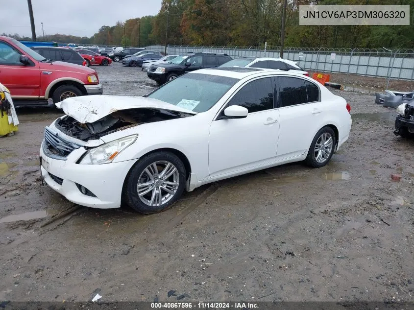 2013 Infiniti G37 Journey/Sport VIN: JN1CV6AP3DM306320 Lot: 40867596