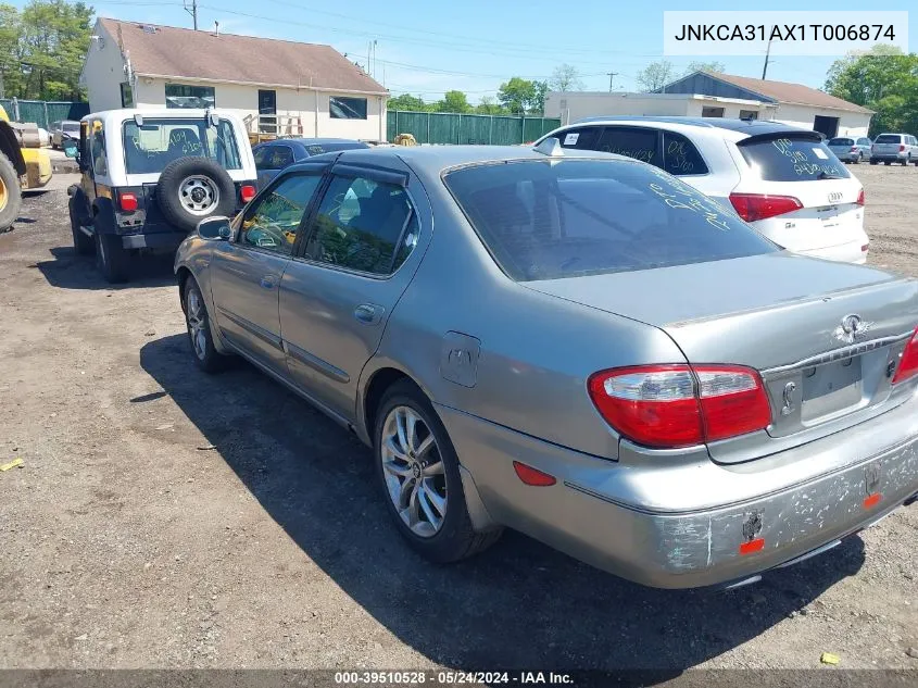 2001 Infiniti I30 Luxury VIN: JNKCA31AX1T006874 Lot: 39510528