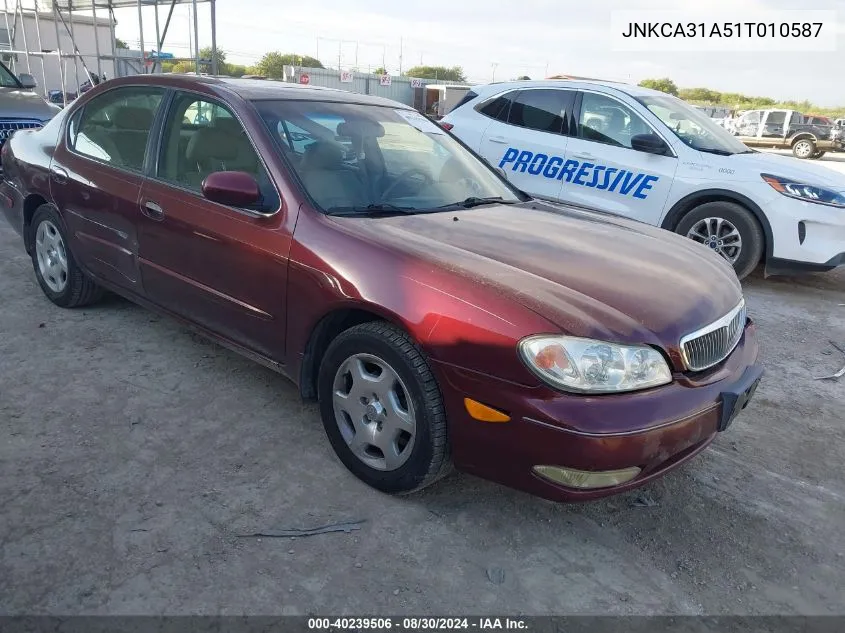 2001 Infiniti I30 Luxury VIN: JNKCA31A51T010587 Lot: 40239506