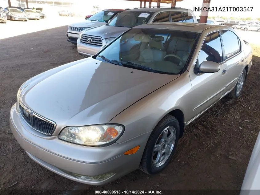 2001 Infiniti I30 Luxury VIN: JNKCA31A21T003547 Lot: 40599513