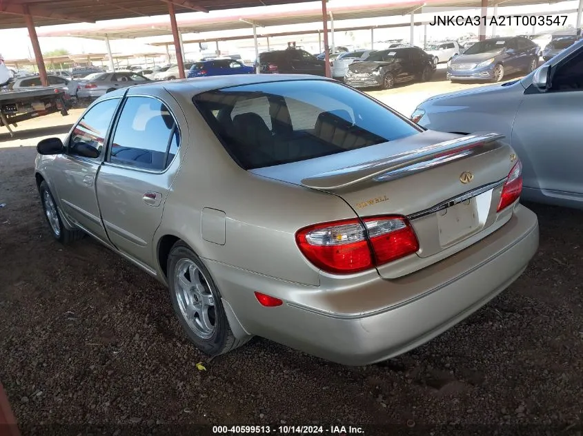 2001 Infiniti I30 Luxury VIN: JNKCA31A21T003547 Lot: 40599513