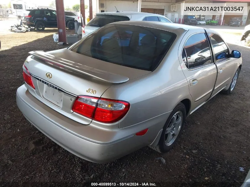 2001 Infiniti I30 Luxury VIN: JNKCA31A21T003547 Lot: 40599513