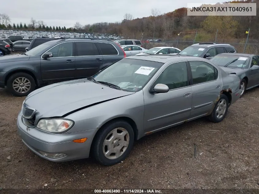 2001 Infiniti I30 Luxury VIN: JNKCA31AX1T040961 Lot: 40863490