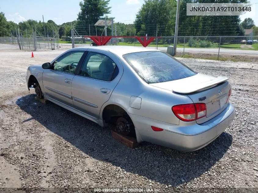 2002 Infiniti I35 Luxury VIN: JNKDA31A92T013448 Lot: 39985258