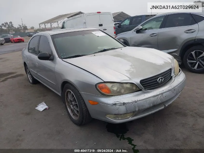 2002 Infiniti I35 VIN: JNKDA31A62T029624 Lot: 40417319