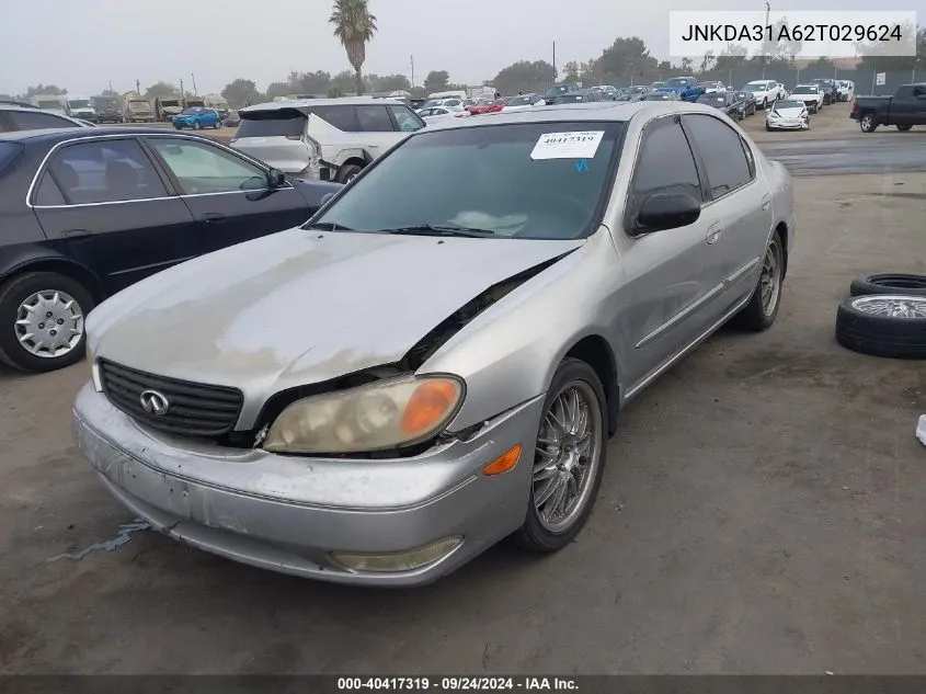 2002 Infiniti I35 VIN: JNKDA31A62T029624 Lot: 40417319