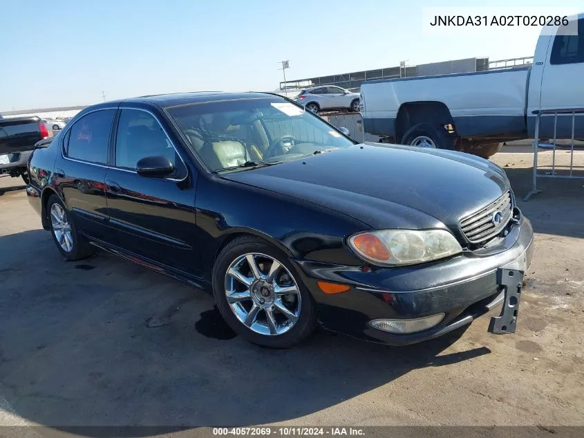 2002 Infiniti I35 Luxury VIN: JNKDA31A02T020286 Lot: 40572069