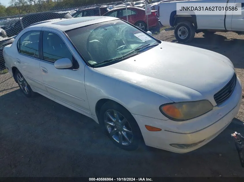 2002 Infiniti I35 Luxury VIN: JNKDA31A62T010586 Lot: 40586984