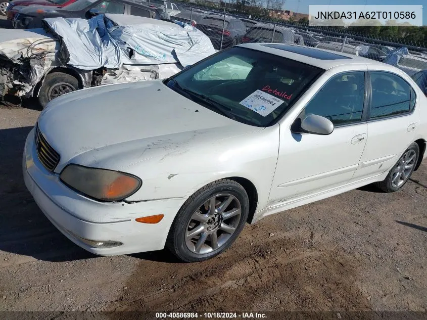 2002 Infiniti I35 Luxury VIN: JNKDA31A62T010586 Lot: 40586984