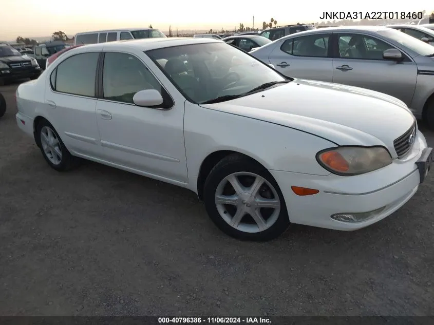 2002 Infiniti I35 Luxury VIN: JNKDA31A22T018460 Lot: 40796386