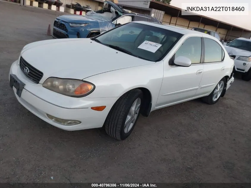 2002 Infiniti I35 Luxury VIN: JNKDA31A22T018460 Lot: 40796386