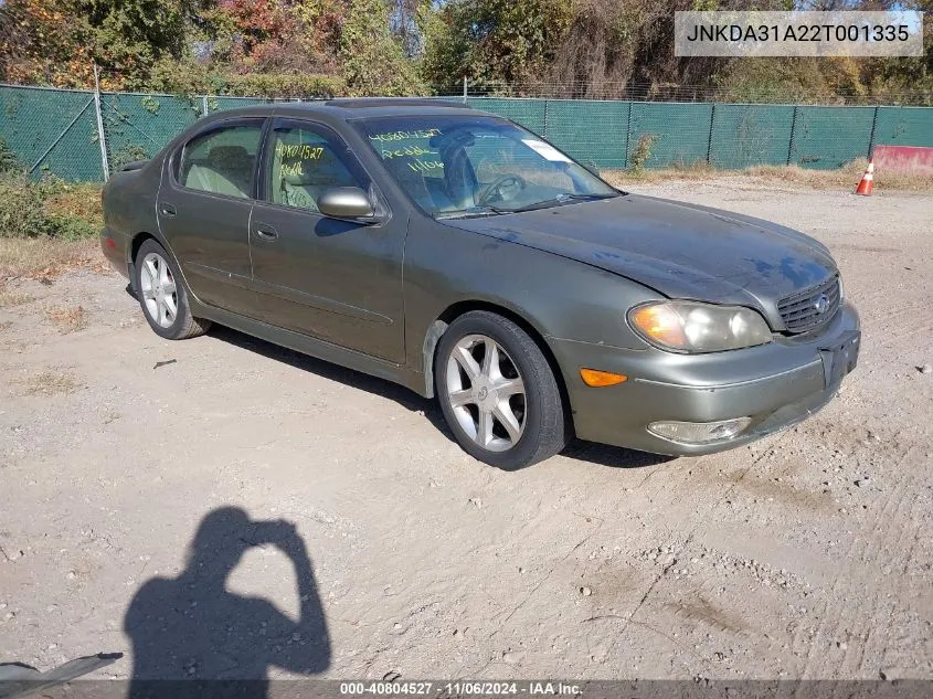 2002 Infiniti I35 Luxury VIN: JNKDA31A22T001335 Lot: 40804527