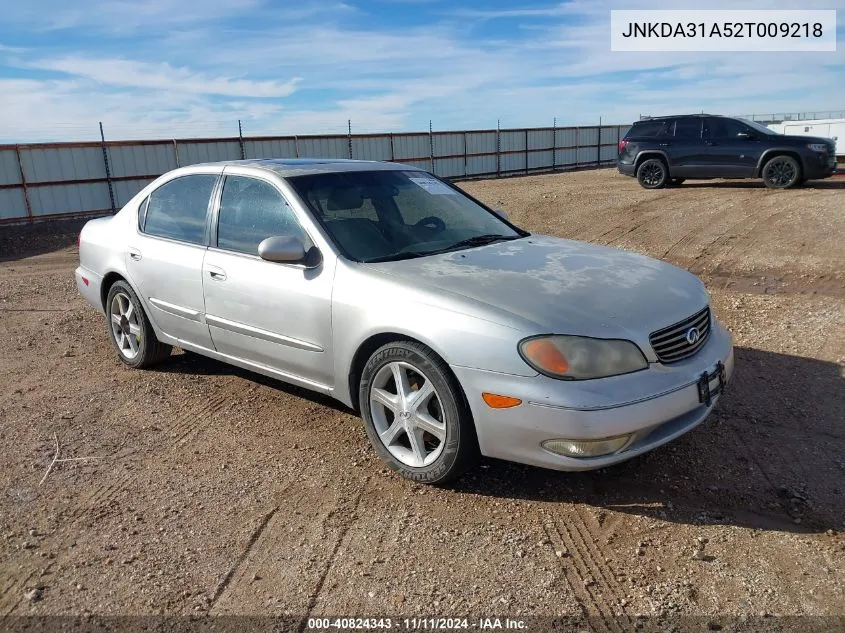 2002 Infiniti I35 Luxury VIN: JNKDA31A52T009218 Lot: 40824343