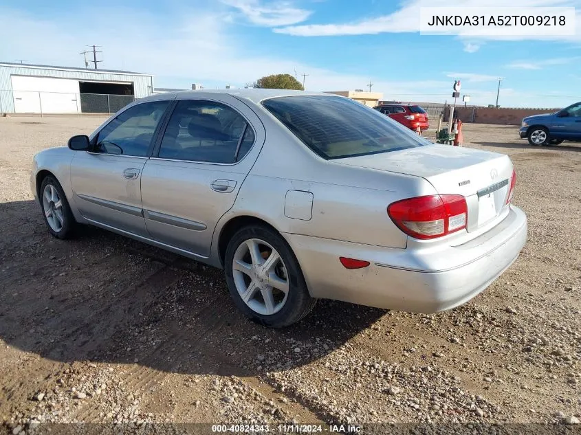 2002 Infiniti I35 Luxury VIN: JNKDA31A52T009218 Lot: 40824343