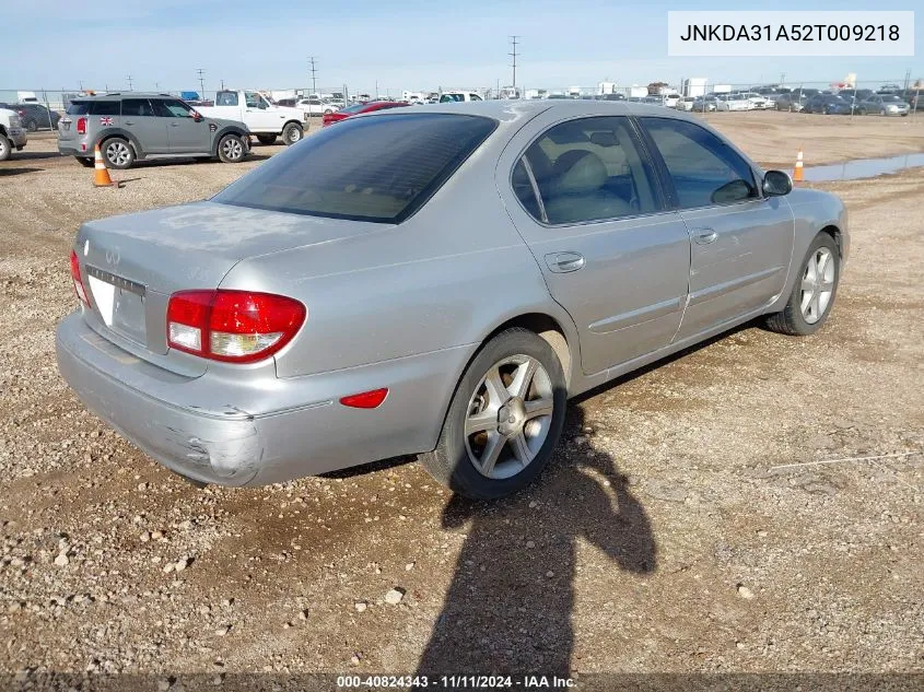 2002 Infiniti I35 Luxury VIN: JNKDA31A52T009218 Lot: 40824343