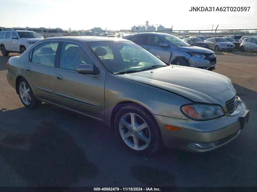 2002 Infiniti I35 Luxury VIN: JNKDA31A62T020597 Lot: 40882479