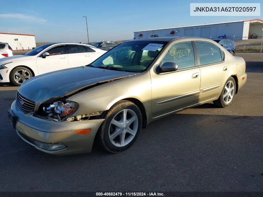 2002 Infiniti I35 Luxury VIN: JNKDA31A62T020597 Lot: 40882479