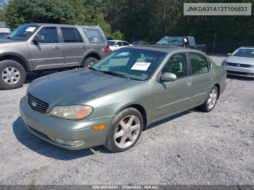 2003 Infiniti I35 Luxury VIN: JNKDA31A13T106837 Lot: 40514223