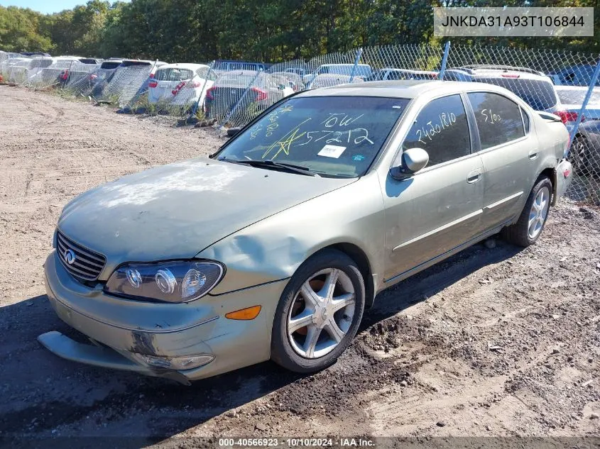 2003 Infiniti I35 Luxury VIN: JNKDA31A93T106844 Lot: 40566923