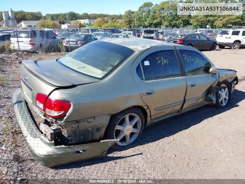 2003 Infiniti I35 Luxury VIN: JNKDA31A93T106844 Lot: 40566923