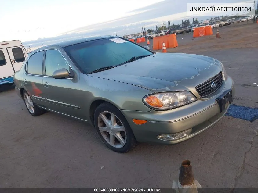 2003 Infiniti I35 Luxury VIN: JNKDA31A83T108634 Lot: 40588369