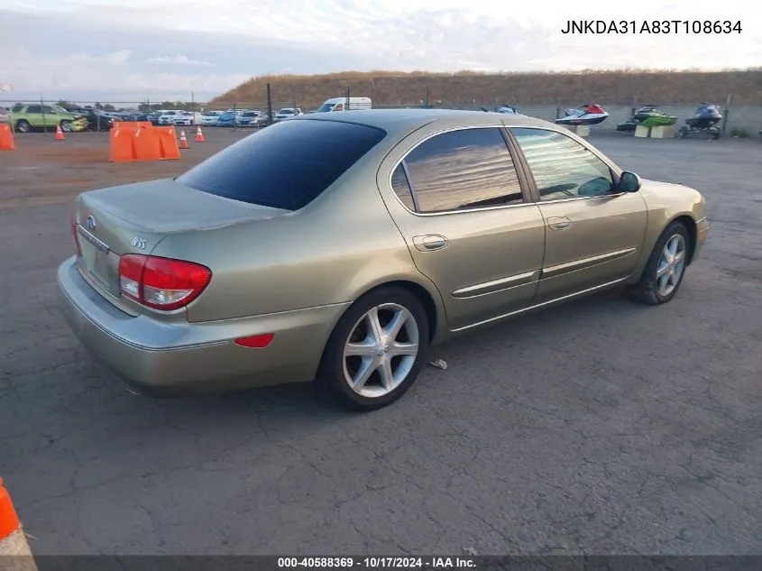 JNKDA31A83T108634 2003 Infiniti I35 Luxury