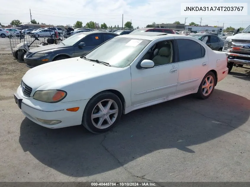 2004 Infiniti I35 Luxury VIN: JNKDA31A74T203767 Lot: 40445784