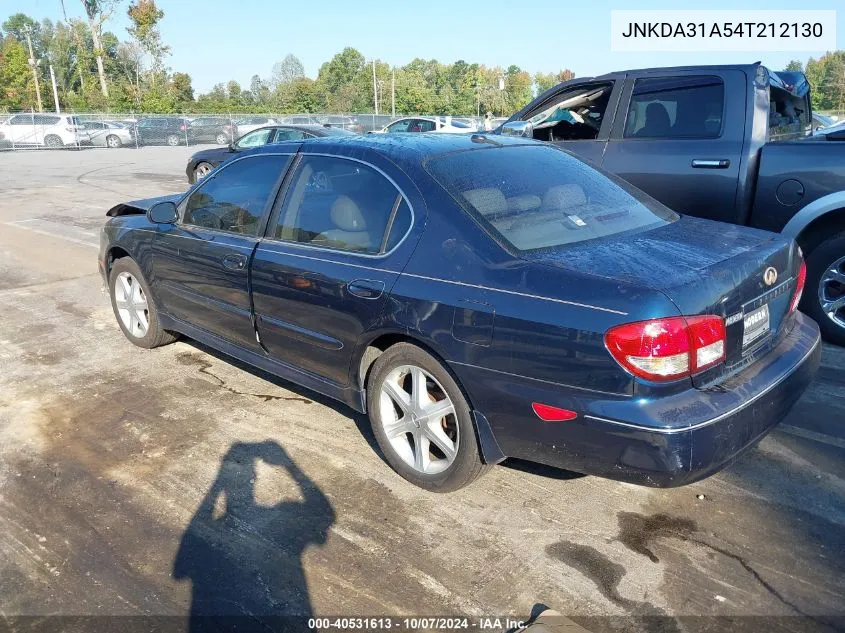 2004 Infiniti I35 VIN: JNKDA31A54T212130 Lot: 40531613