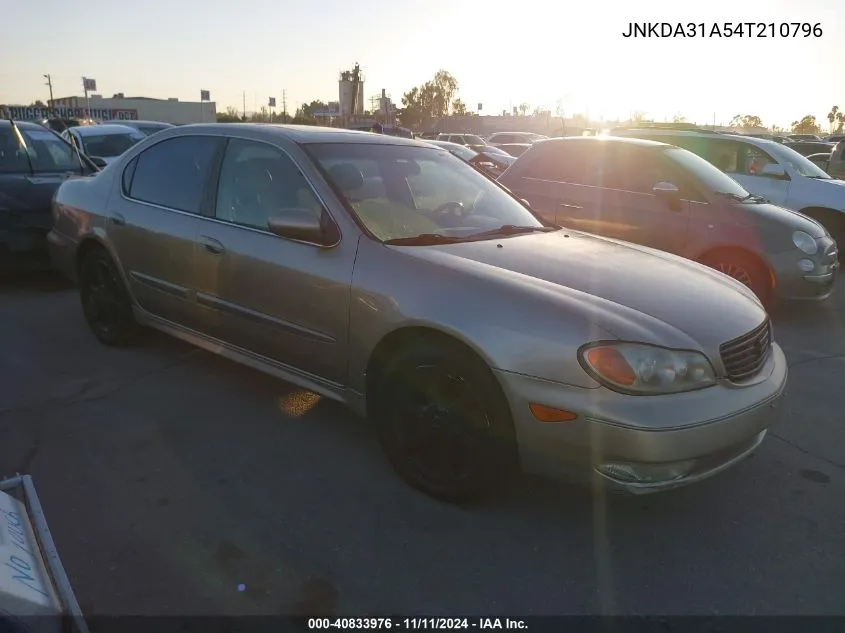 2004 Infiniti I35 Luxury (A4) VIN: JNKDA31A54T210796 Lot: 40833976