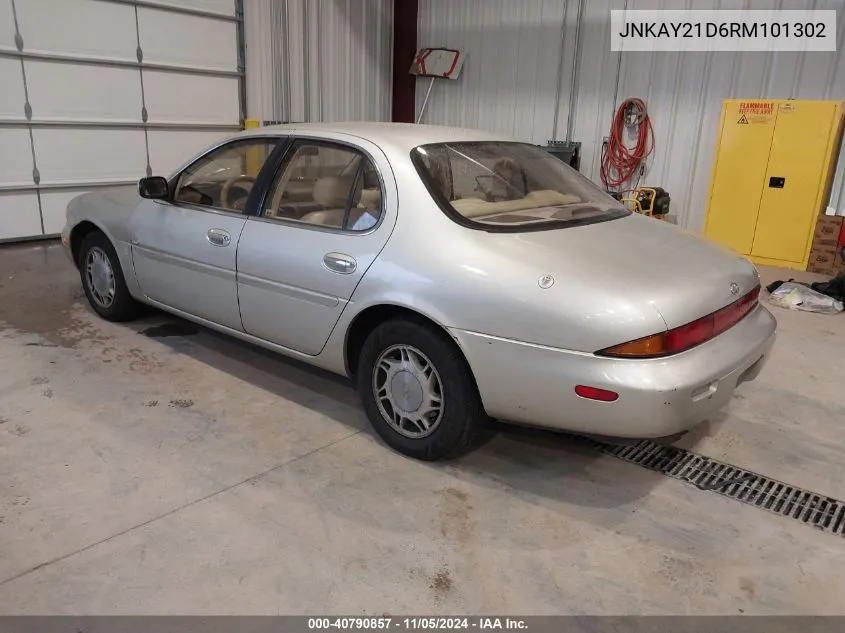 1994 Infiniti J30 VIN: JNKAY21D6RM101302 Lot: 40790857