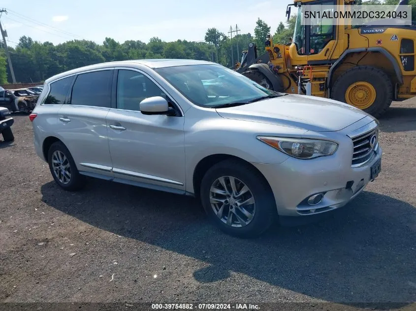 2013 Infiniti Jx35 VIN: 5N1AL0MM2DC324043 Lot: 39754882