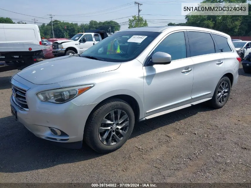 2013 Infiniti Jx35 VIN: 5N1AL0MM2DC324043 Lot: 39754882