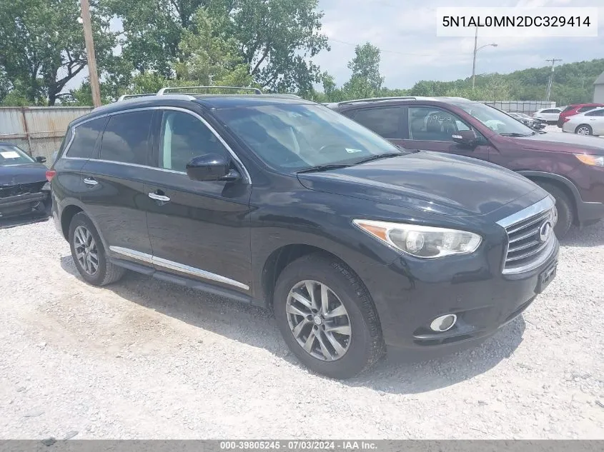 2013 Infiniti Jx35 VIN: 5N1AL0MN2DC329414 Lot: 39805245