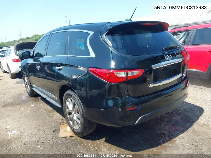 2013 Infiniti Jx35 VIN: 5N1AL0MM6DC313983 Lot: 39809111