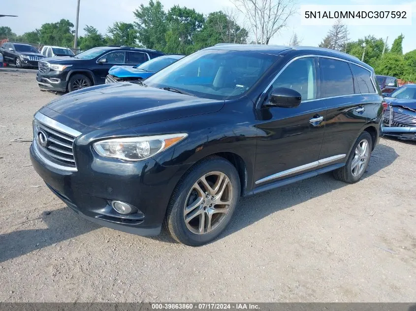 2013 Infiniti Jx35 VIN: 5N1AL0MN4DC307592 Lot: 39863860