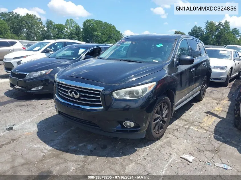 2013 Infiniti Jx35 VIN: 5N1AL0MMXDC324856 Lot: 39876205