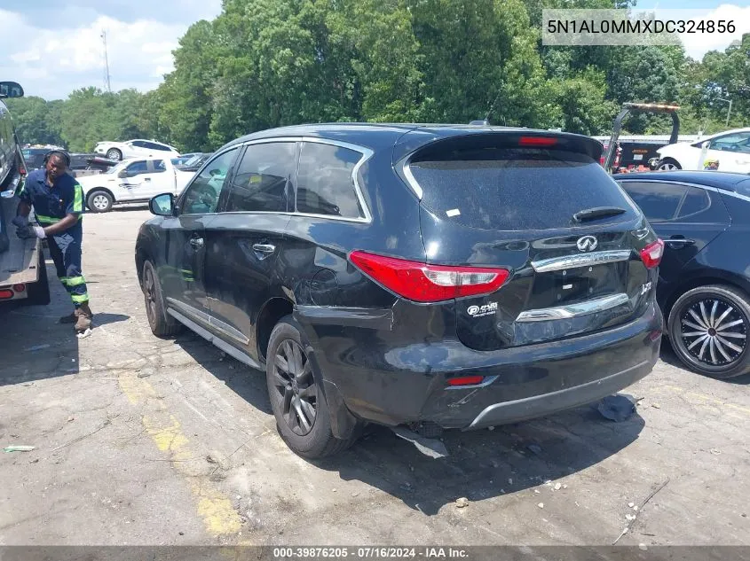 2013 Infiniti Jx35 VIN: 5N1AL0MMXDC324856 Lot: 39876205