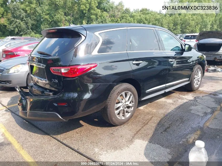 2013 Infiniti Jx35 VIN: 5N1AL0MMXDC323836 Lot: 39922671