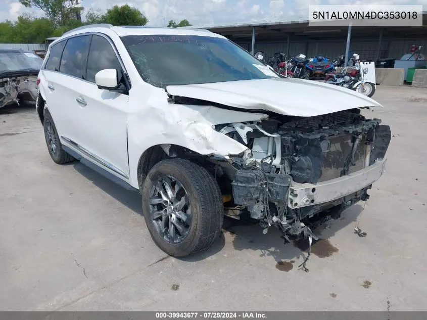 5N1AL0MN4DC353018 2013 Infiniti Jx35