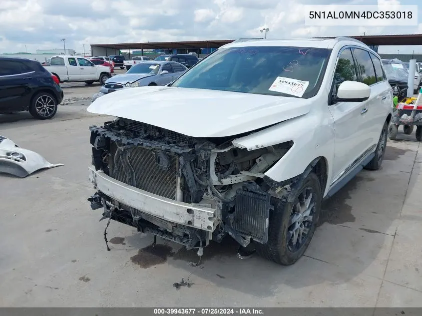 5N1AL0MN4DC353018 2013 Infiniti Jx35