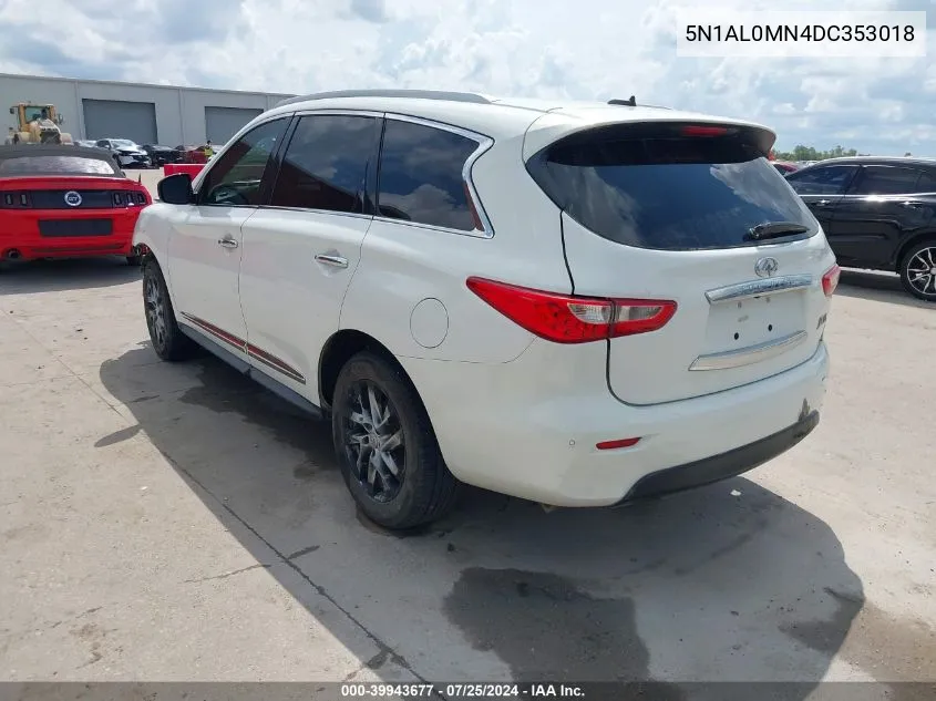 5N1AL0MN4DC353018 2013 Infiniti Jx35