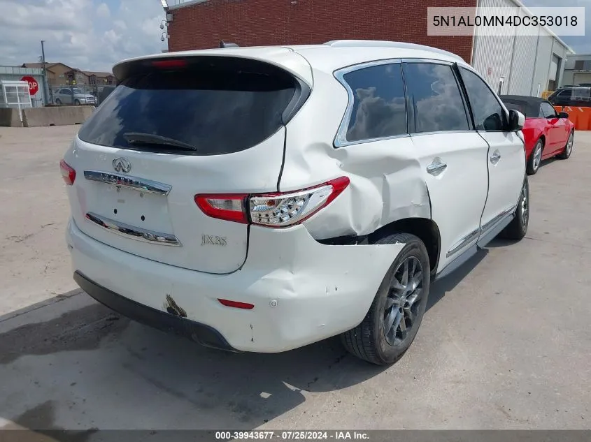 5N1AL0MN4DC353018 2013 Infiniti Jx35