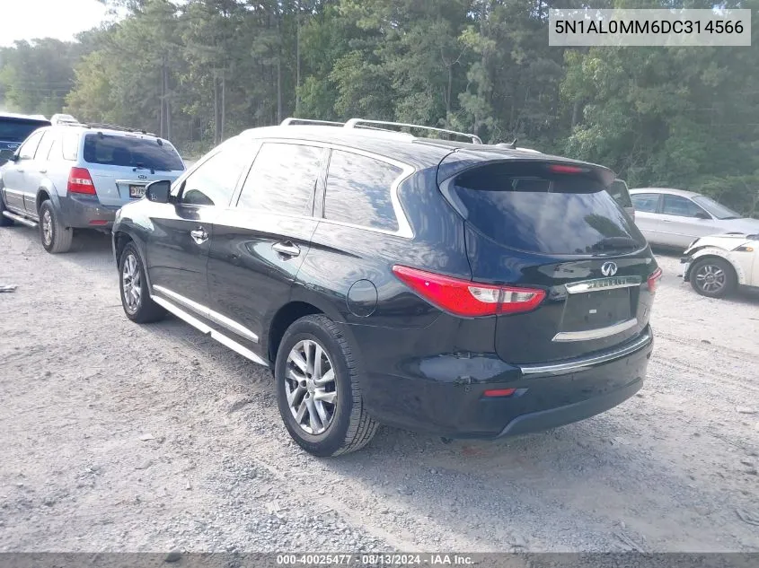 2013 Infiniti Jx35 VIN: 5N1AL0MM6DC314566 Lot: 40025477