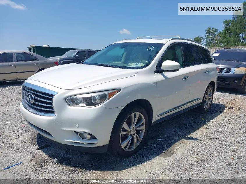 5N1AL0MM9DC353524 2013 Infiniti Jx35