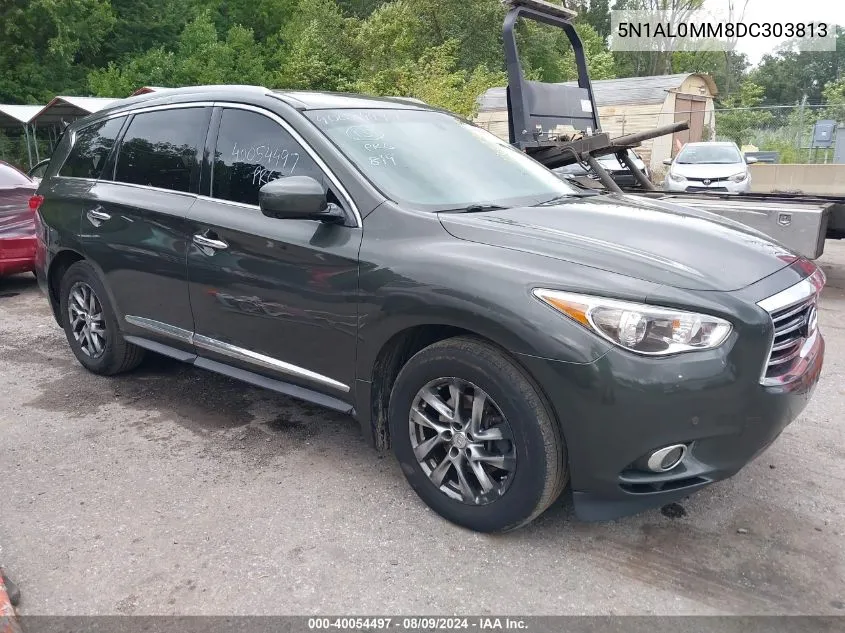 2013 Infiniti Jx35 VIN: 5N1AL0MM8DC303813 Lot: 40054497