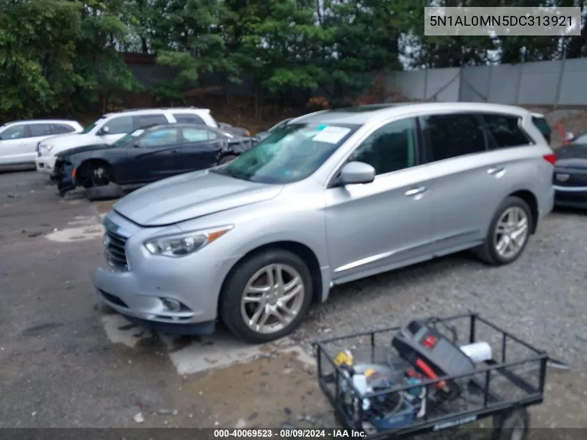 2013 Infiniti Jx35 VIN: 5N1AL0MN5DC313921 Lot: 40069523