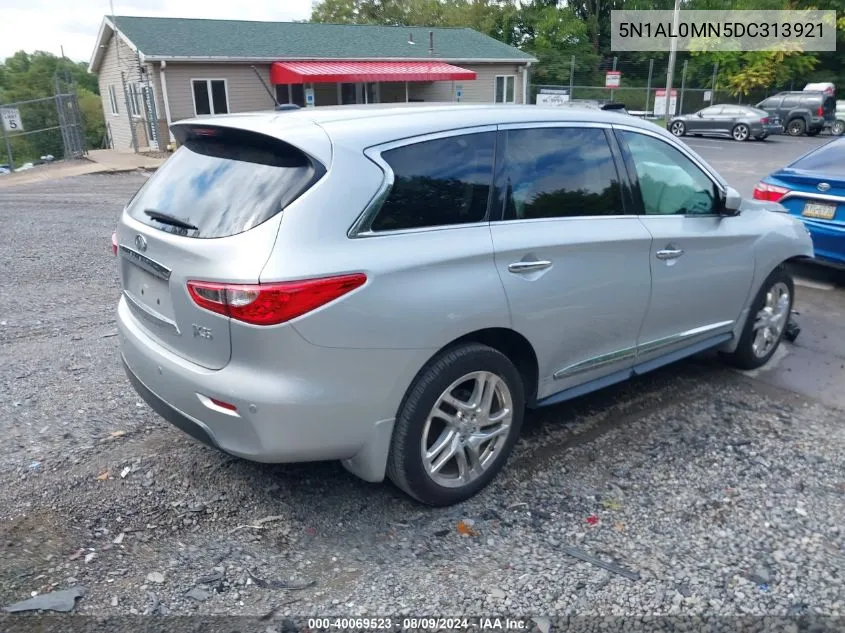 2013 Infiniti Jx35 VIN: 5N1AL0MN5DC313921 Lot: 40069523