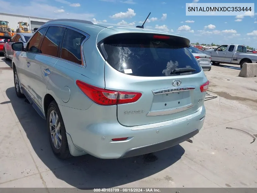 5N1AL0MNXDC353444 2013 Infiniti Jx35